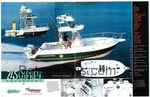 Aquasport 245 Osprey fiche technique et avis